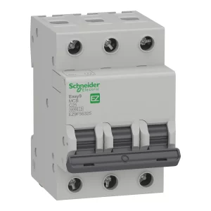 Interruptor Termomagnético Schneider Easy9 3P 25A Curva C 10kA EZ9F56325
