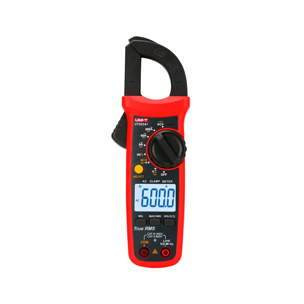 Pinza Amperimétrica Digital True RMS UNI-T UT202A+