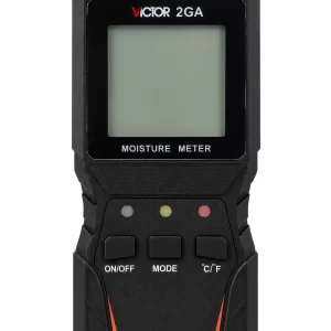 Medidor digital de humedad VICTOR 2GA — Moisture Meter para madera y materiales de construcción